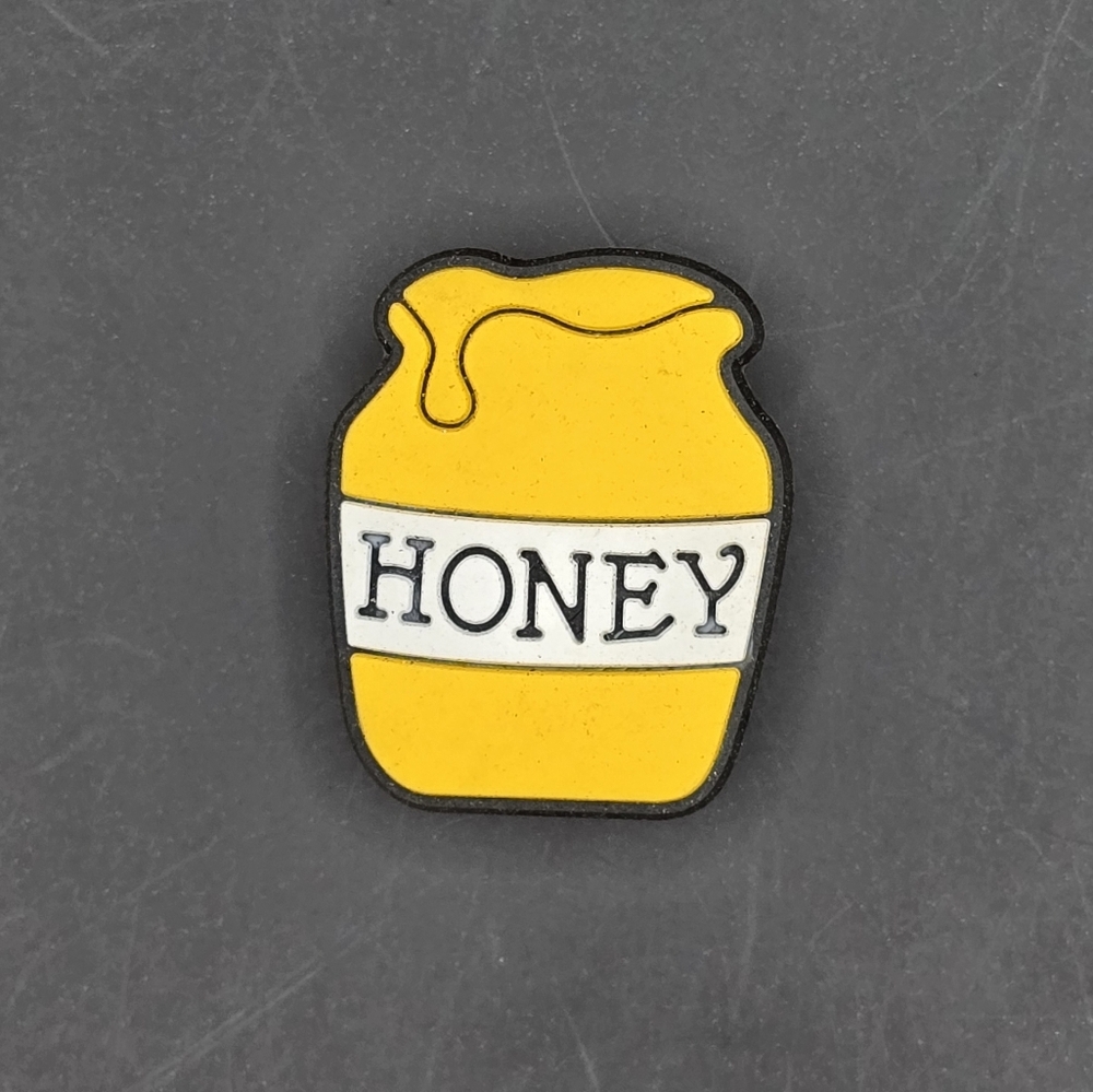 (5/$15) Disney Winnie the Pooh Honey 🍯 Croc Charm - Picture 1 of 2